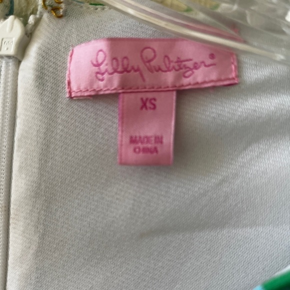 Lilly Pulitzer Charlena Resort White Finders Keepers Shift Dress Size XS - Picture 3 of 3